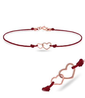 Rose Gold Plated Matt Rope Anklet ANK-102-RO-GP